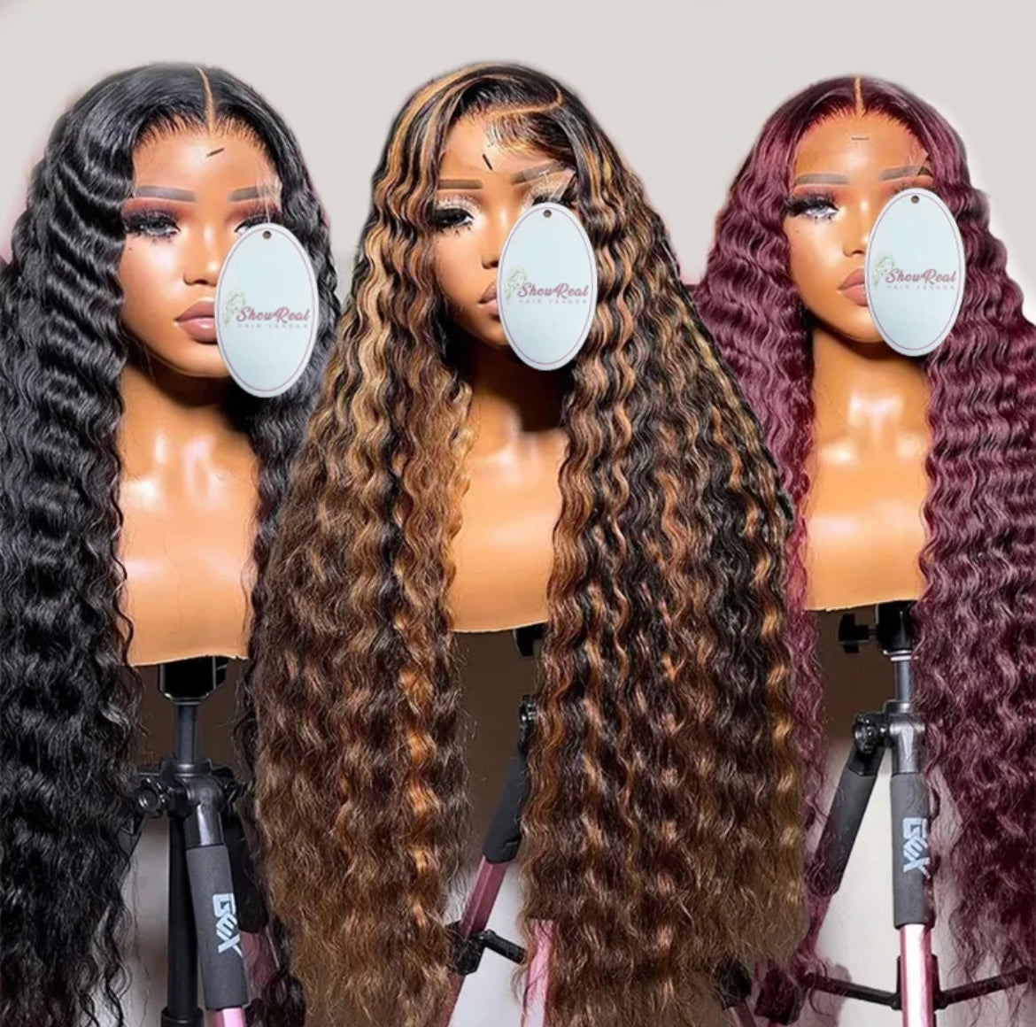 13x4 Human Hair Pre Plucked HD Frontal Lace Loose Deep Wave Wig