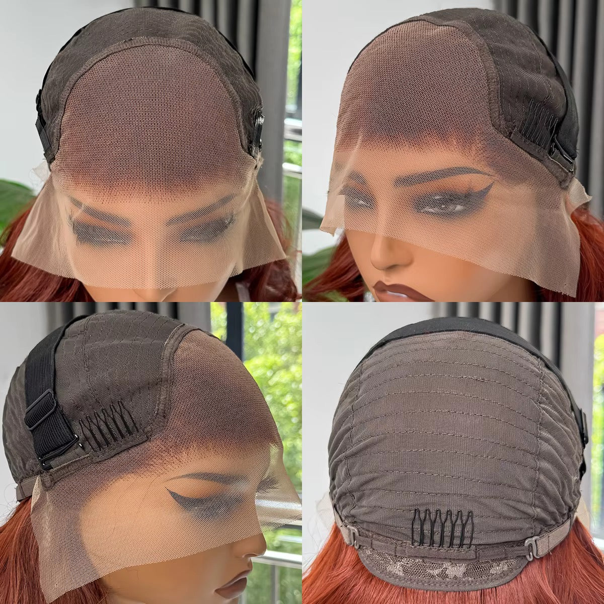 13x4 Super Wave Synthetic
Glueless Free Part Lace Front Wig Fiber Perruques Pre Plucked Hairline