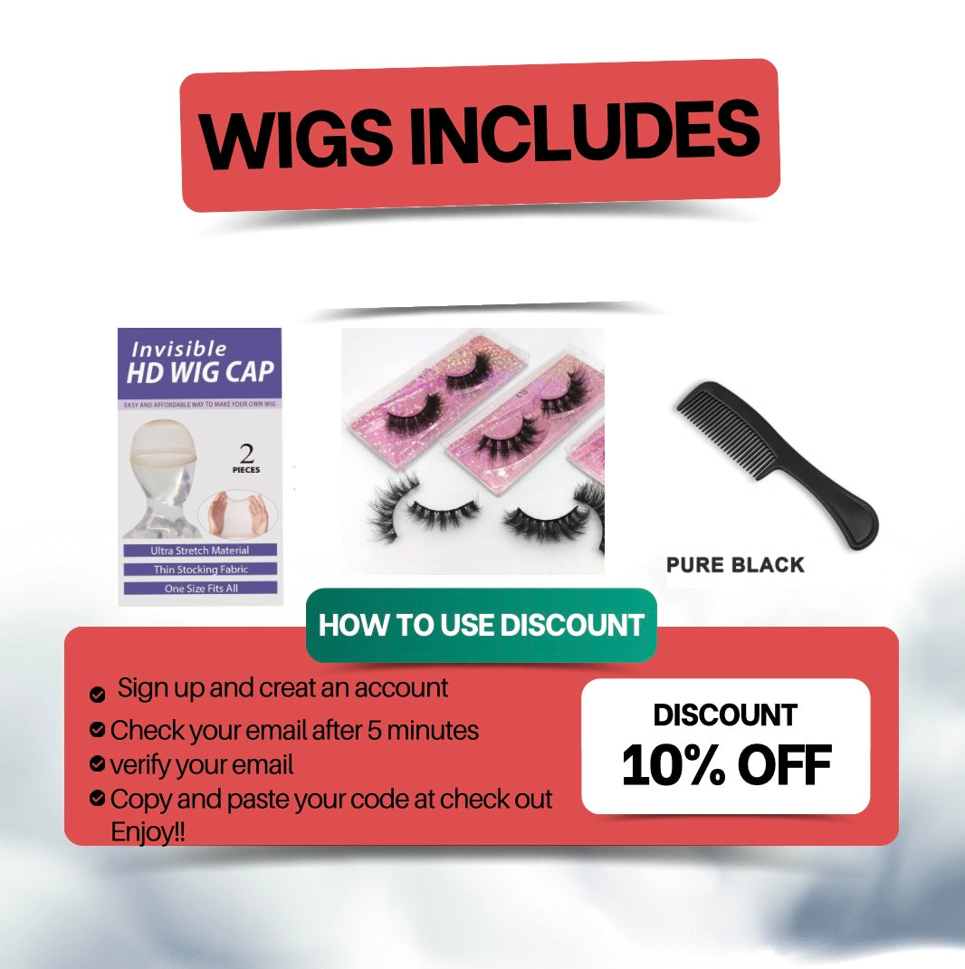 13x4 Human Hair Pre Plucked HD Frontal Lace Loose Deep Wave Wig