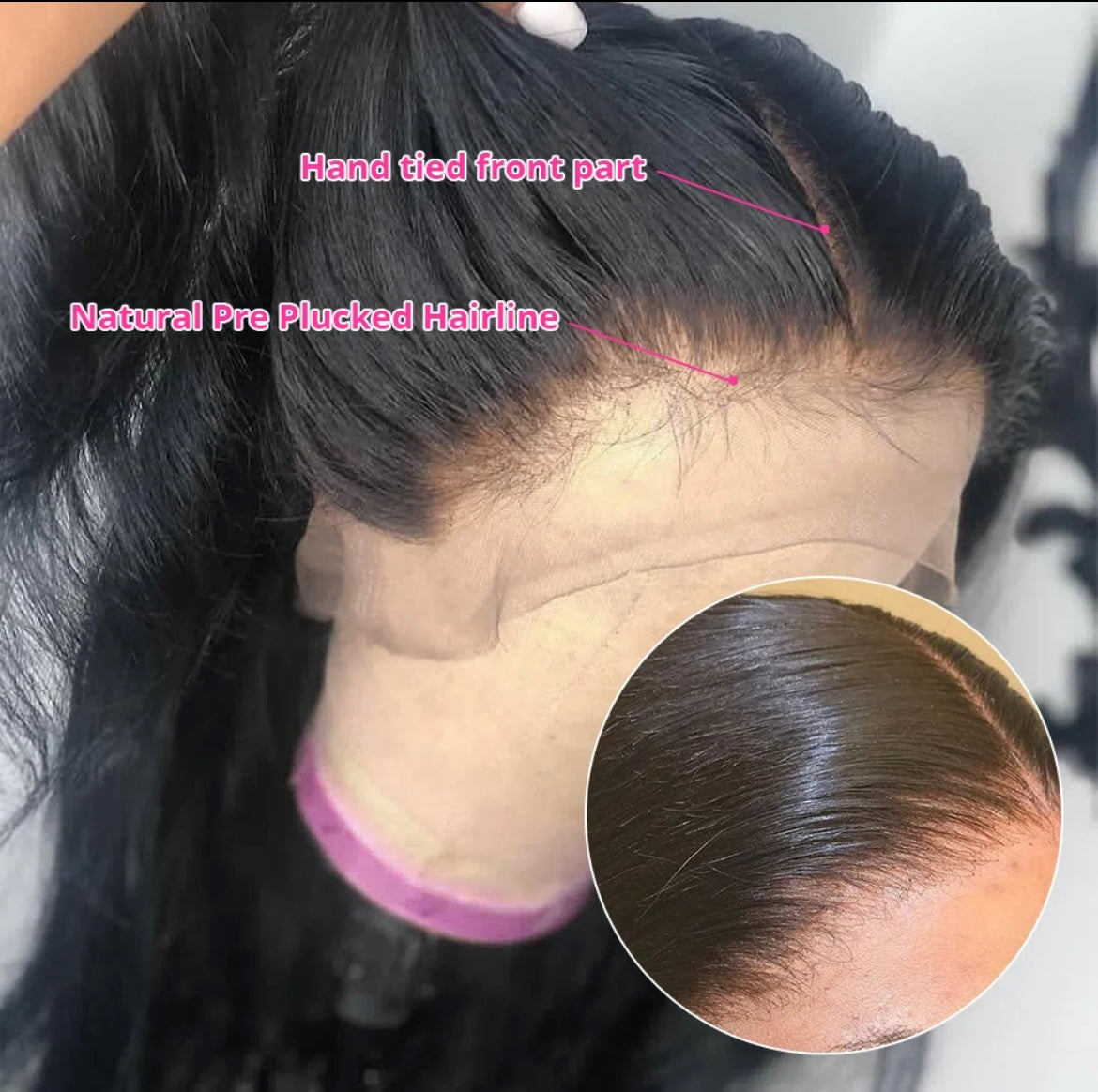 13x4 Raw Brazilian Straight HD Transparent Lace Front Human Hair Pre Plucked 180% Density With Baby Hair
