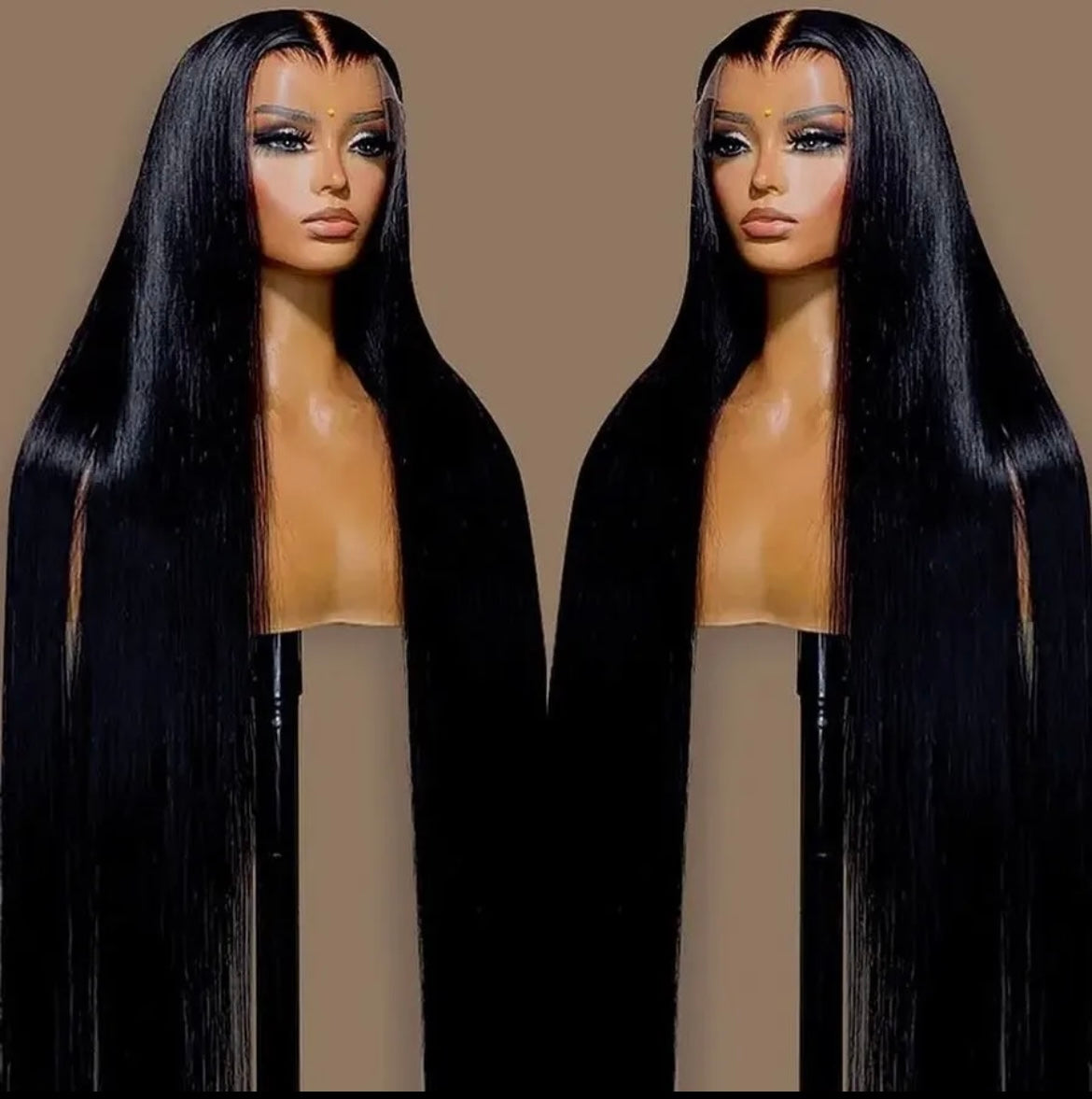13x6 Brazilian HD Transparent Lace Frontal Human Hair Wig 210% density