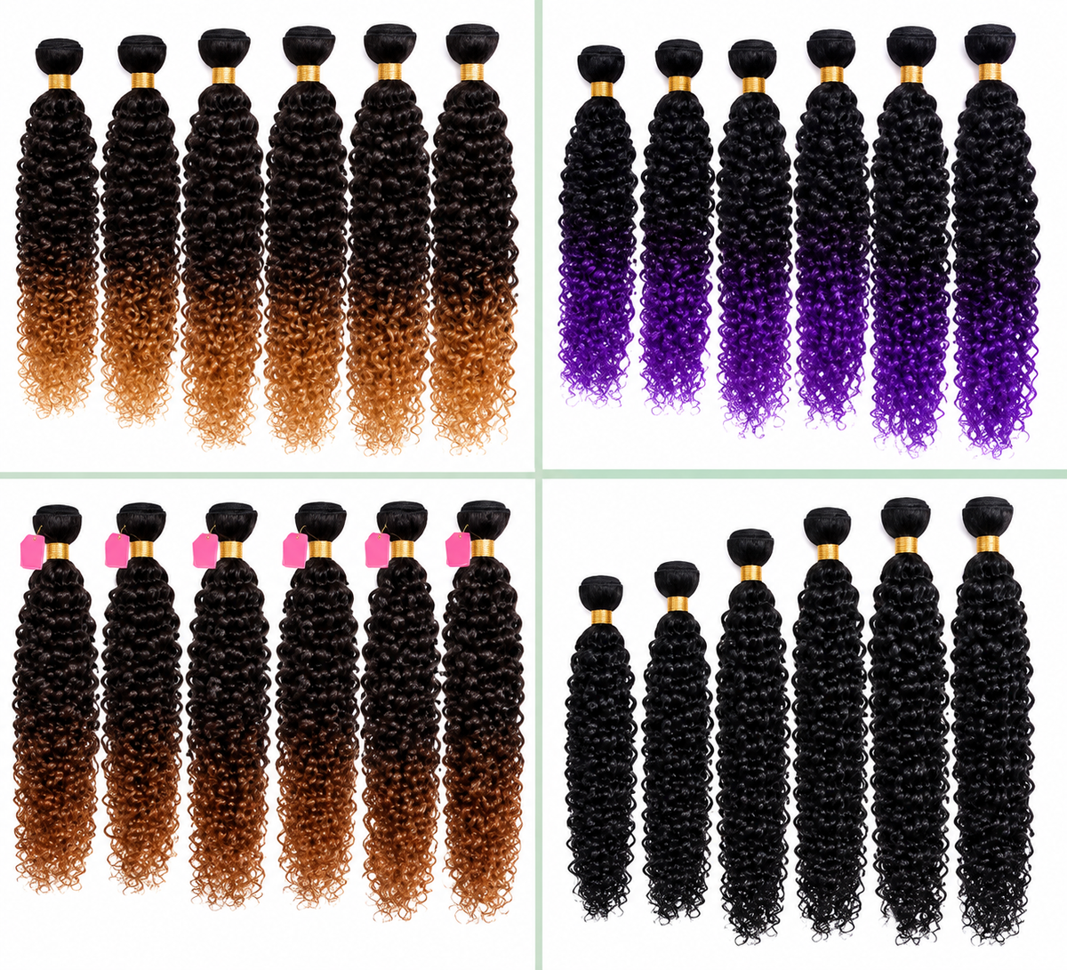 Luxe Coily Curl Synthetic Bundle Collection (Vendor-C7)