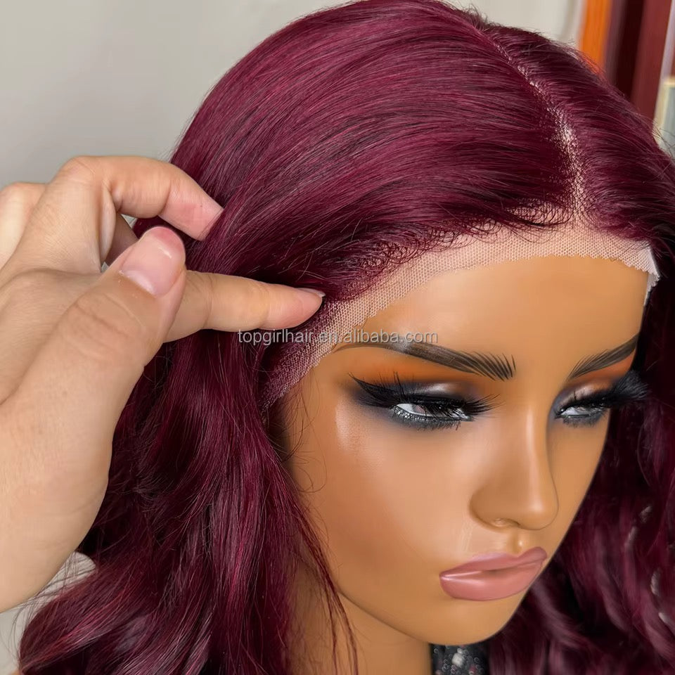 High Temperature Blend Hair Futura Natural Fiber Premium African Cosplay Body Wave Synthetic Lace Front Wig