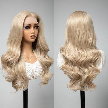 13x4 Futura Wig Lace Front Synthetic Wig Free Part Glueless Lace Futura Fiber Wig High Heat Resistant High Quality (Vendor-A9)