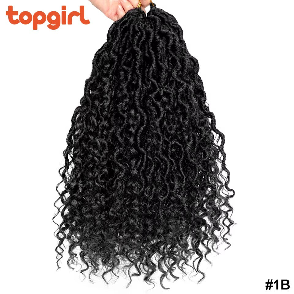 Bohemian Curl Crochet Hair
 (Vendor-B1)