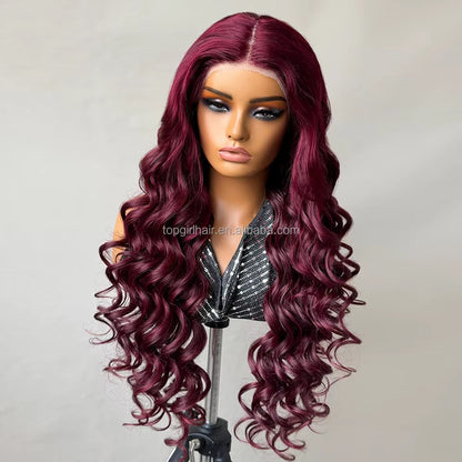 High Temperature Blend Hair Futura Natural Fiber Premium African Cosplay Body Wave Synthetic Lace Front Wig