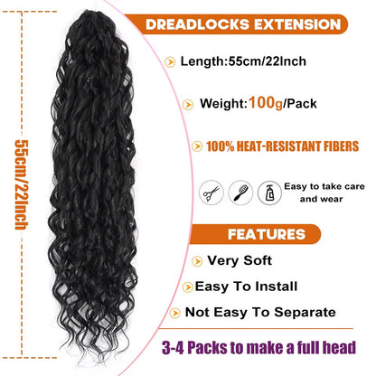 Afro Water Wave Crochet Hair (Vendor-A19)