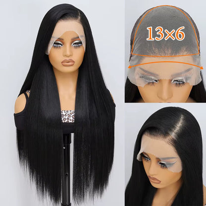 Luxe Silky Straight Lace Front Wig

13x6 HD Lace • Pre-Plucked • Heat-Resistant Synthetic Fiber