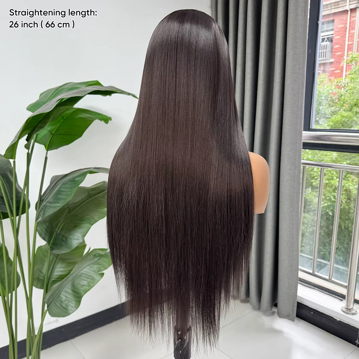 Midnight Sleek Straight Wig

13x4 • Free-Part • Glueless • Pre-Plucked • Synthetic Fiber