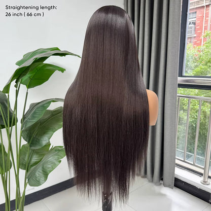 Midnight Sleek Straight Wig

13x4 • Free-Part • Glueless • Pre-Plucked • Synthetic Fiber