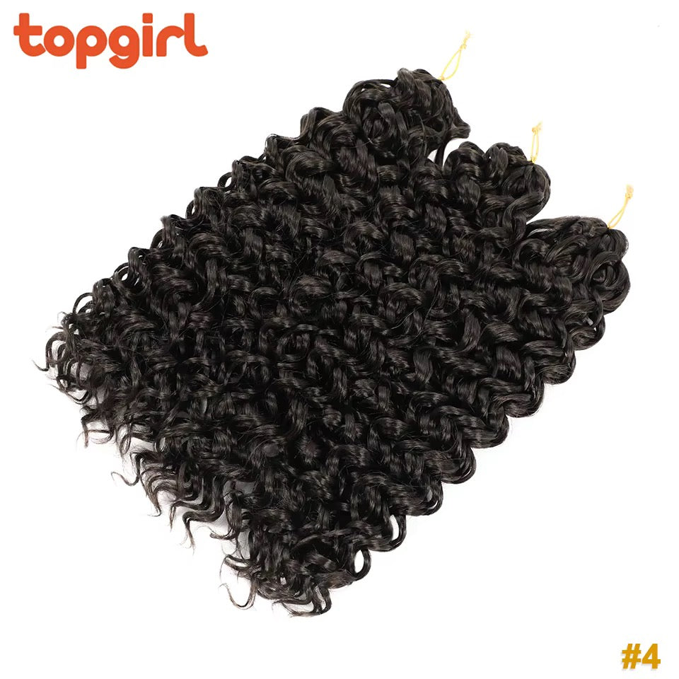 GoGo Curl Crotchet Braiding Hair Bohemian Loose Deep Wave Heat Resistant Hair Afro Kinky GoGo Soft Curly Crochet Hair
Extensions