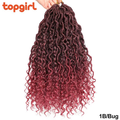 Bohemian Curl Crochet Hair
 (Vendor-B1)