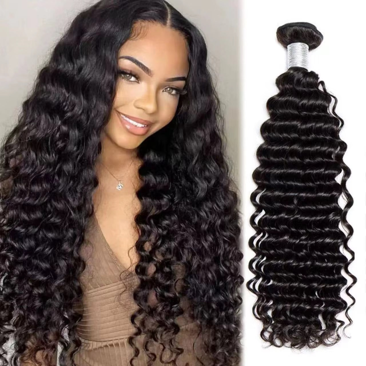 Deep Wave Raw 10A Grade Human Hair Bundles