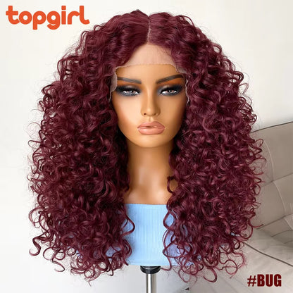 Dark Brown Afro Kinky Curly Wig
13x6 T-Part • Glueless • Heat-Resistant Synthetic Fiber