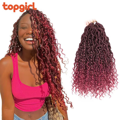 Bohemian Curl Crochet Hair
 (Vendor-B1)