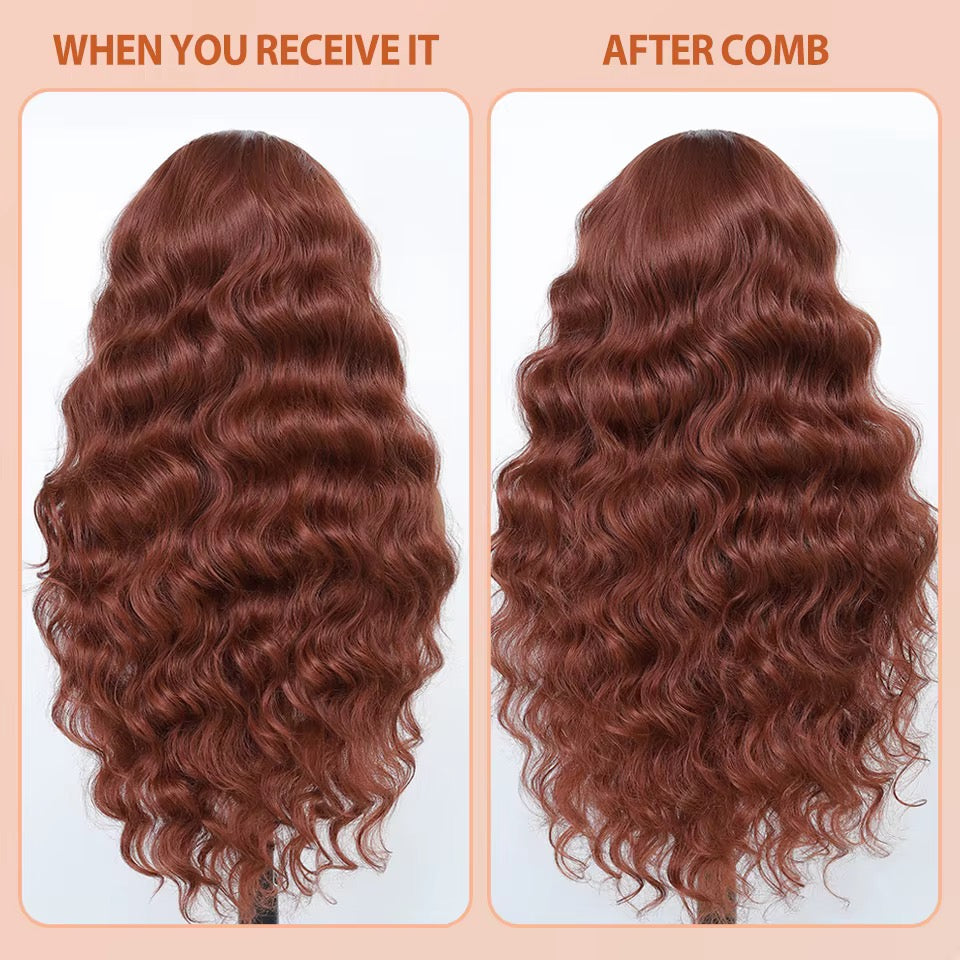 Mocha Mermaid Wave Wig
13x6 • Glueless • HD Lace • Synthetic Blend