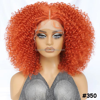 Layered Kinky Curl — 13x6 Glueless Lace Front Wig (Vendor-B5)