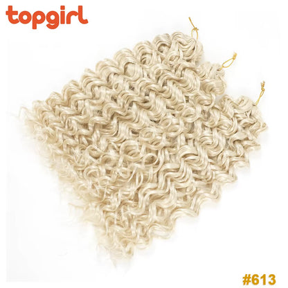 GoGo Curl Crotchet Braiding Hair Bohemian Loose Deep Wave Heat Resistant Hair Afro Kinky GoGo Soft Curly Crochet Hair
Extensions