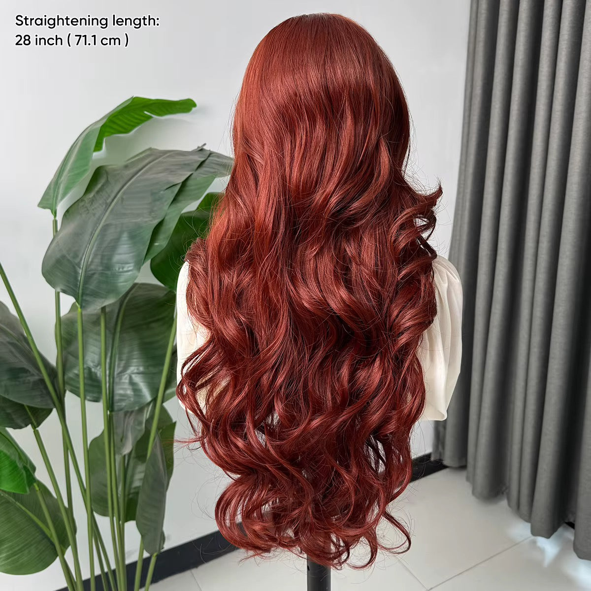 Sienna Red Wave Lace Front Wig
13x4 • Glueless • Pre-Plucked • Synthetic Fiber