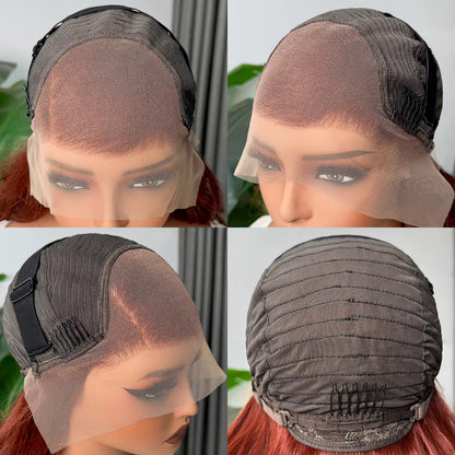 Sienna Red Wave Lace Front Wig
13x4 • Glueless • Pre-Plucked • Synthetic Fiber