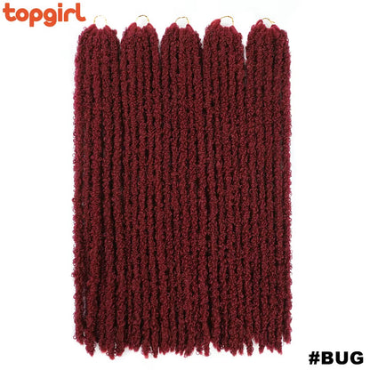 Ombre Natural Goddess Pre-Looped Faux Locs Crochet Braiding Hair for Woman Butterfly Locs Crochet Hair Extensions