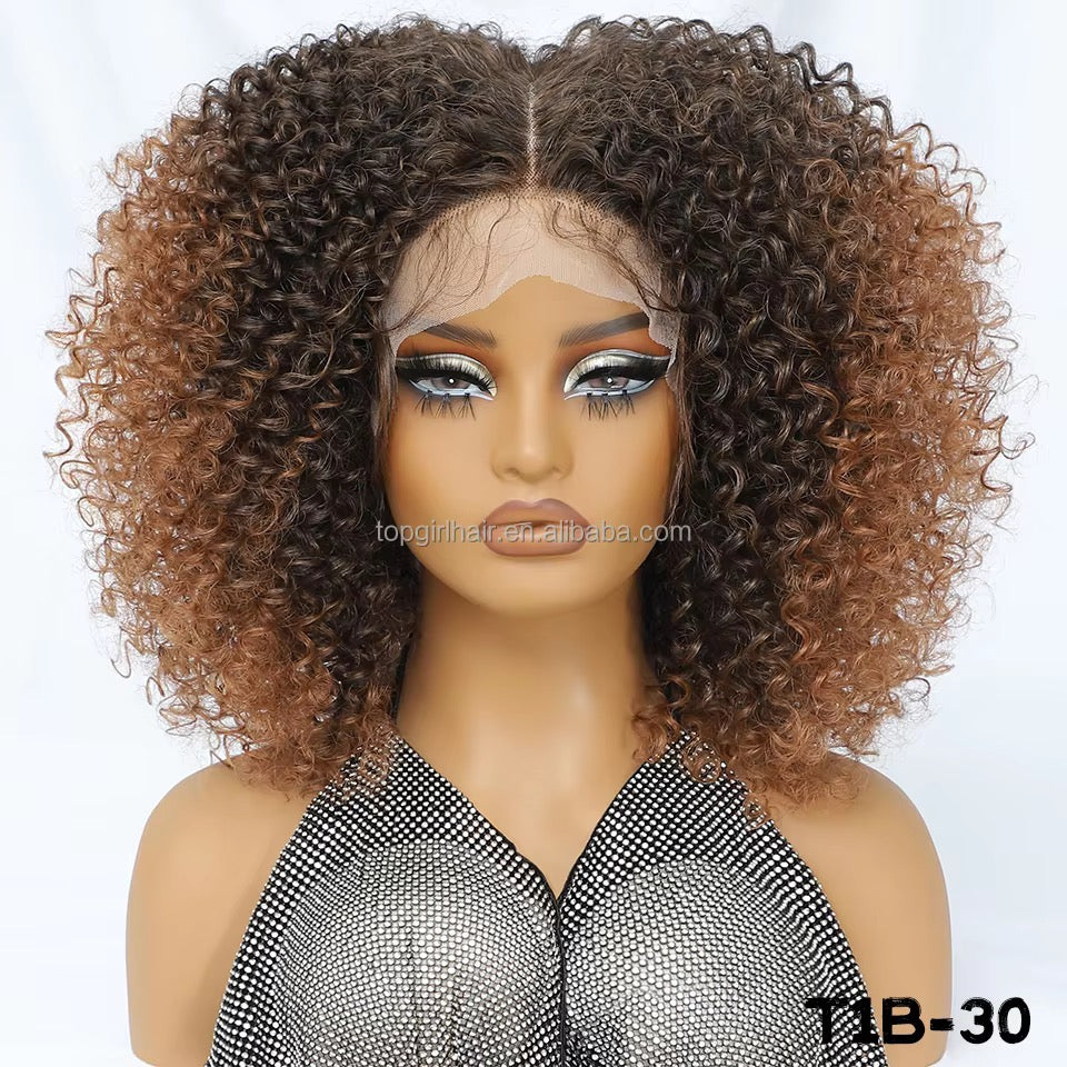 Kinky Curly Frontal Wig

13x6 • HD Lace • Glueless • Premium Synthetic Fiber