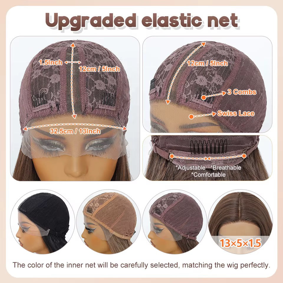 Honey Brown Ombre Wave Wig

HD Lace • Glueless • Monofilament • Synthetic Blend