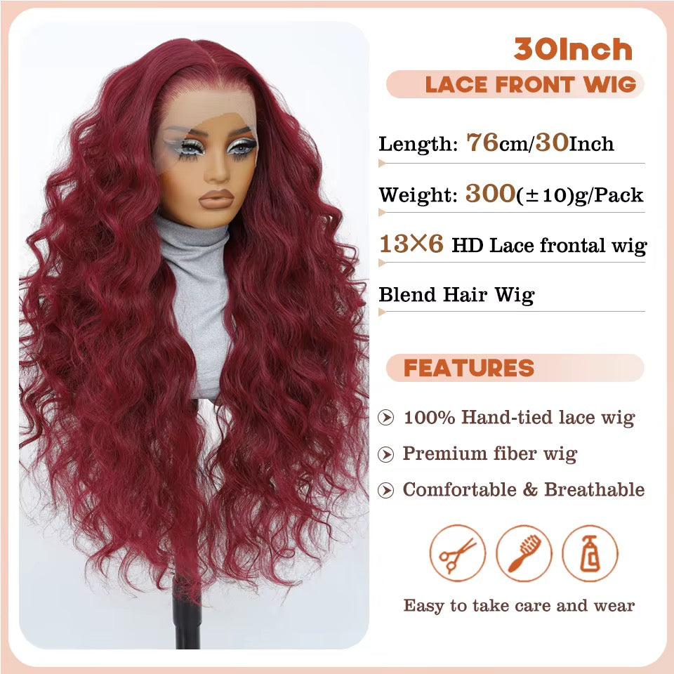 Mocha Mermaid Wave Wig
13x6 • Glueless • HD Lace • Synthetic Blend