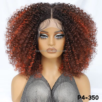 Layered Kinky Curl — 13x6 Glueless Lace Front Wig (Vendor-B5)