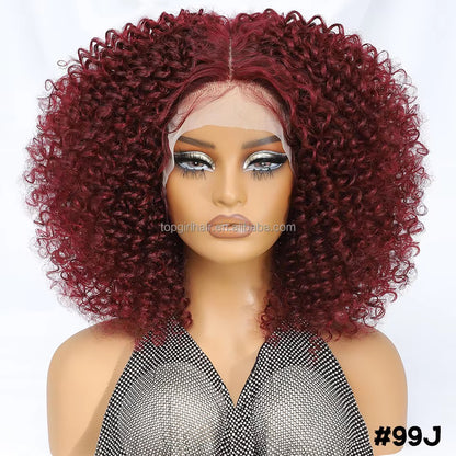 Kinky Curly Frontal Wig

13x6 • HD Lace • Glueless • Premium Synthetic Fiber