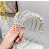 Pearl wig/headband