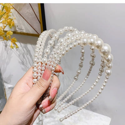Pearl wig/headband
