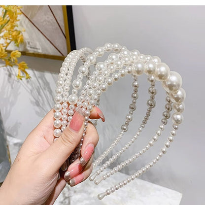 Pearl wig/headband