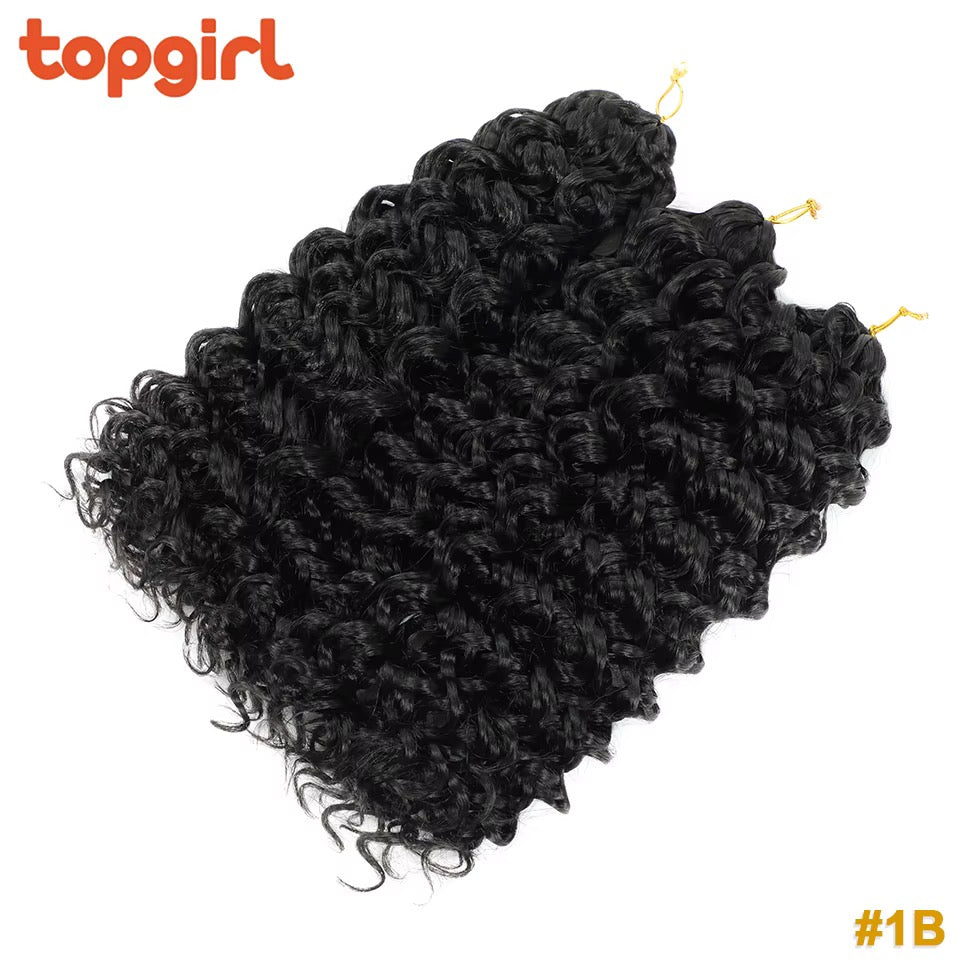 GoGo Curl Crotchet Braiding Hair Bohemian Loose Deep Wave Heat Resistant Hair Afro Kinky GoGo Soft Curly Crochet Hair
Extensions
