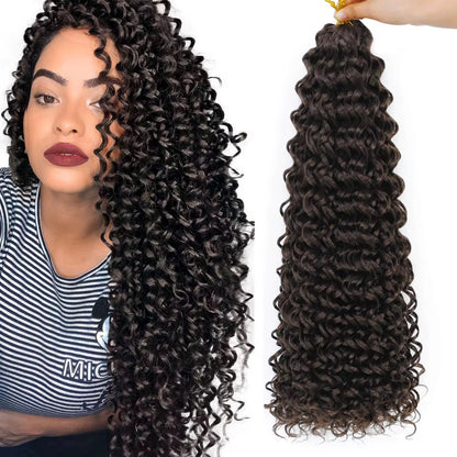 GoGo Curl Crotchet Braiding Hair Bohemian Loose Deep Wave Heat Resistant Hair Afro Kinky GoGo Soft Curly Crochet Hair
Extensions