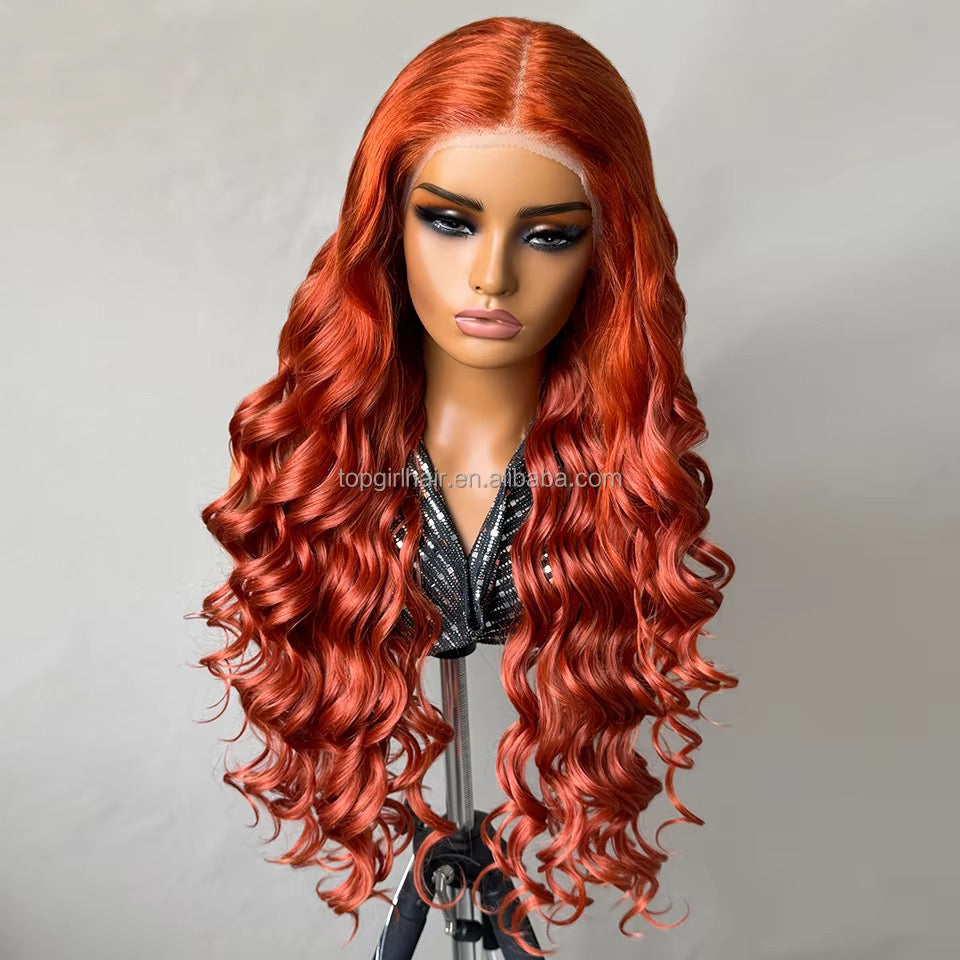 High Temperature Blend Hair Futura Natural Fiber Premium African Cosplay Body Wave Synthetic Lace Front Wig