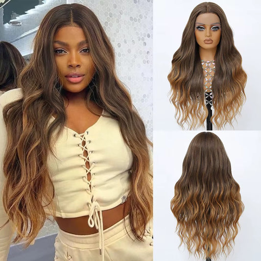 Honey Brown Ombre Wave Wig

HD Lace • Glueless • Monofilament • Synthetic Blend
