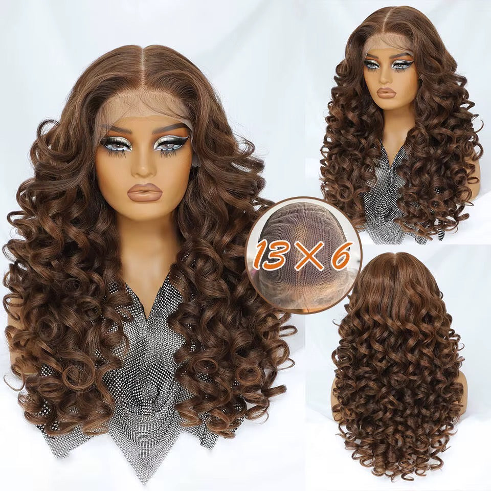 Luxe French Curl Lace Front Wig

13x6 HD Lace • Heat-Resistant Synthetic Fiber • Glueless