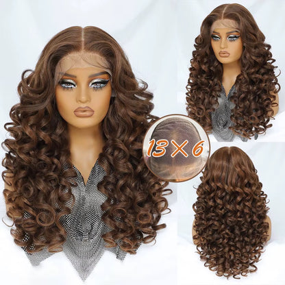 Luxe French Curl Lace Front Wig

13x6 HD Lace • Heat-Resistant Synthetic Fiber • Glueless