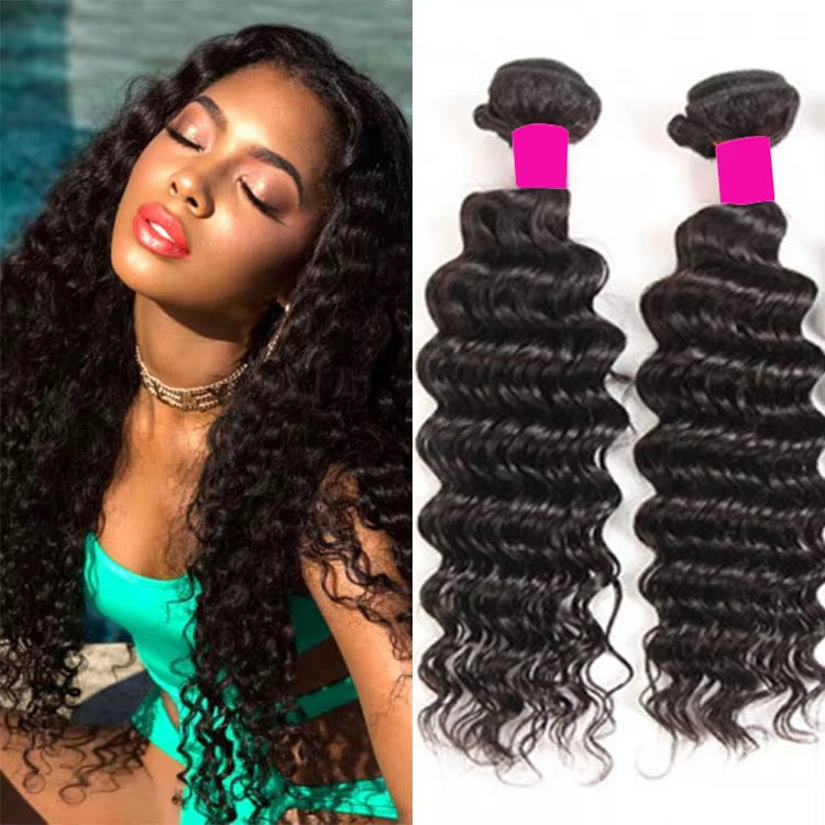 Deep Wave Raw 10A Grade Human Hair Bundles