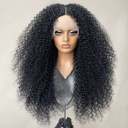 HD Jerry Kinky Curly Wear & Go Lace Front synthetic Wig (Vendor-A3)