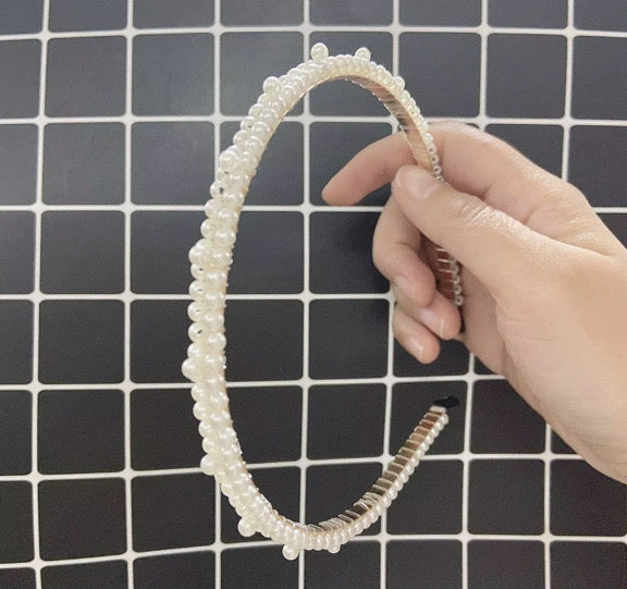Pearl wig/headband