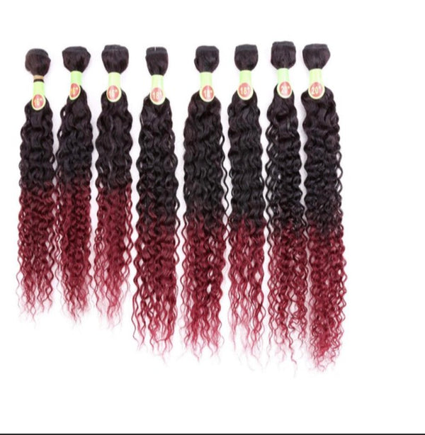 Luxe Jerry Curl Bundle Collection — Synthetic Hair (Vendor-C5)