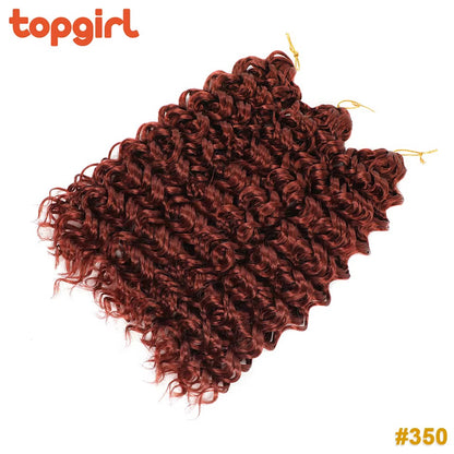 GoGo Curl Crotchet Braiding Hair Bohemian Loose Deep Wave Heat Resistant Hair Afro Kinky GoGo Soft Curly Crochet Hair
Extensions