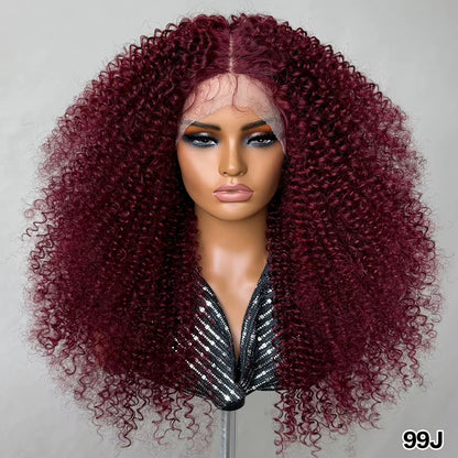 HD Jerry Kinky Curly Wear & Go Lace Front synthetic Wig (Vendor-A3)