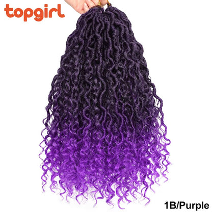 Bohemian Curl Crochet Hair
 (Vendor-B1)