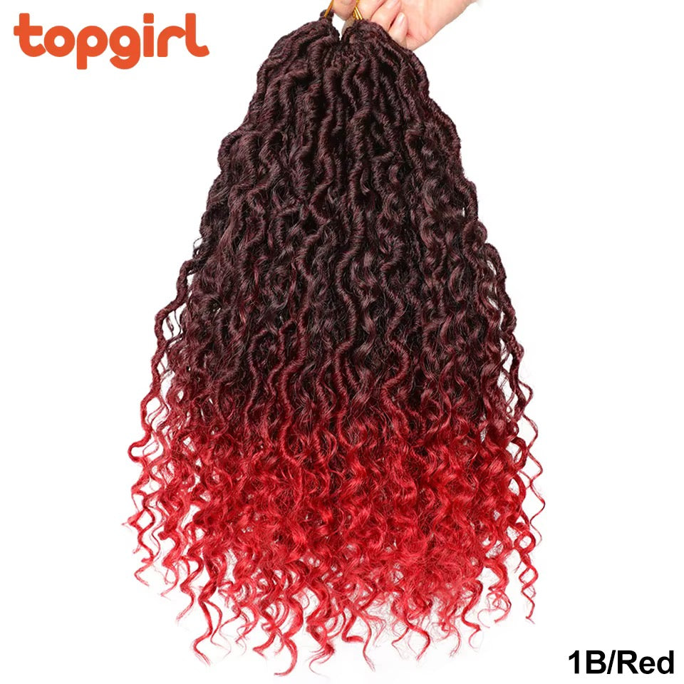 Bohemian Curl Crochet Hair
 (Vendor-B1)