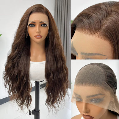 Amara Mocha Wave Lace Front Wig

13x4 HD Transparent Lace • Pre-Plucked • Heat-Resistant Synthetic Fiber