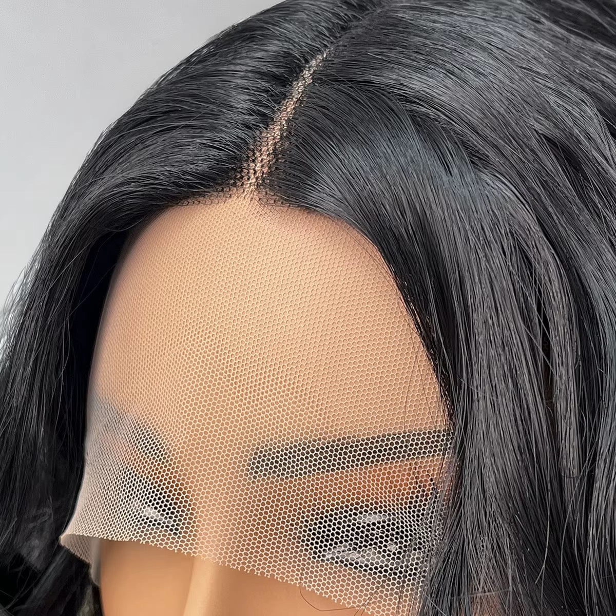 Premium Black & Honey Curly Lace Front Wig Glueless • Pre-Plucked • Synthetic Fiber • Natural-Looking Curls