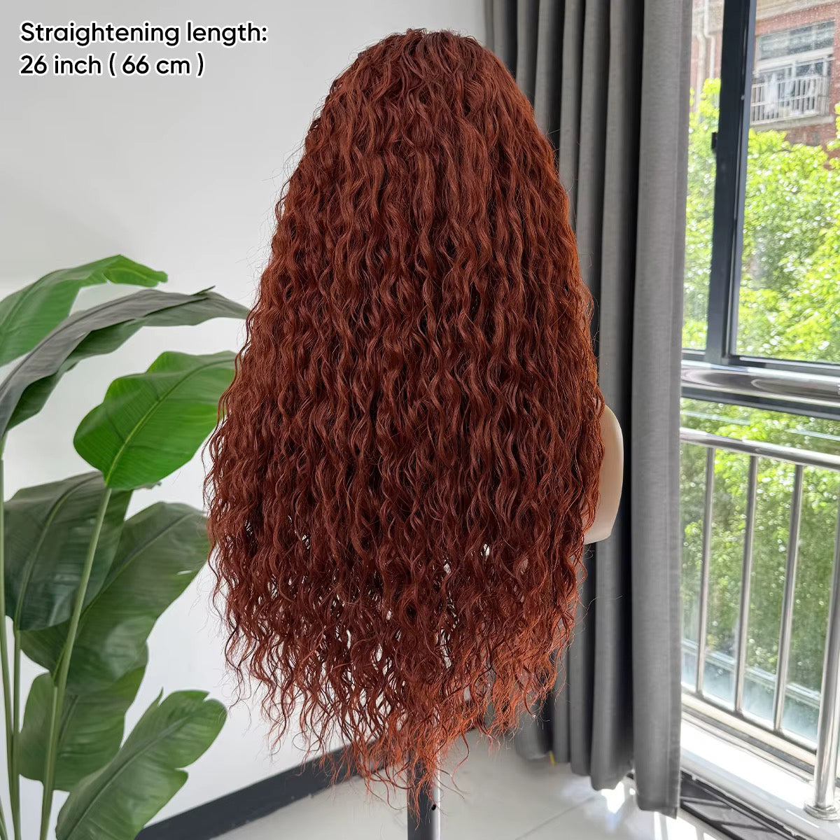 13x4 Premium Loose Wave Lace Front Wig Glueless • Pre-Plucked • Synthetic Fiber